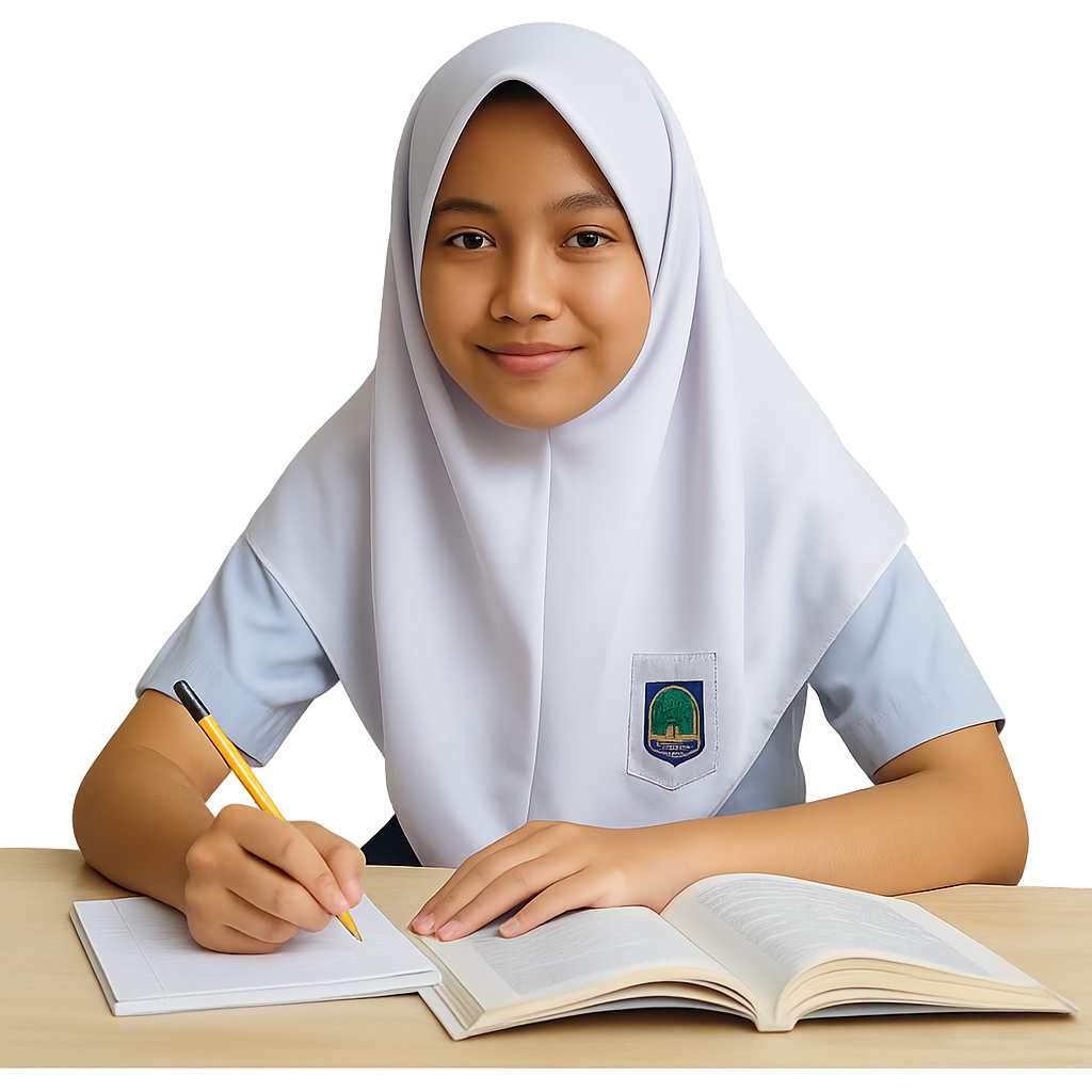 Ilustrasi E-Learning SMA Islam